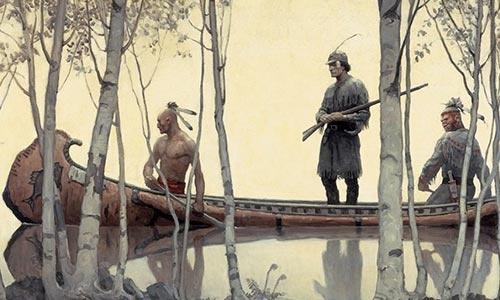 Ilustración “The Pioneers” de James Fenimore Cooper (1823)