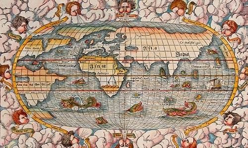 Mapa del mundo SXVI- Latam