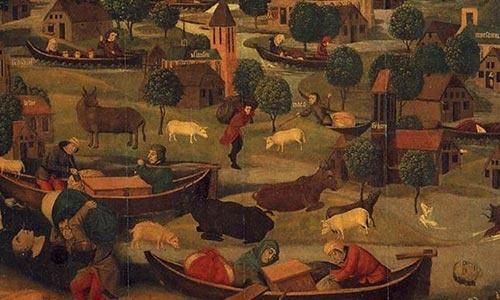 Cambio climático. “Sint. Elisabethsvloed”. La inundación del dia de santa isabel