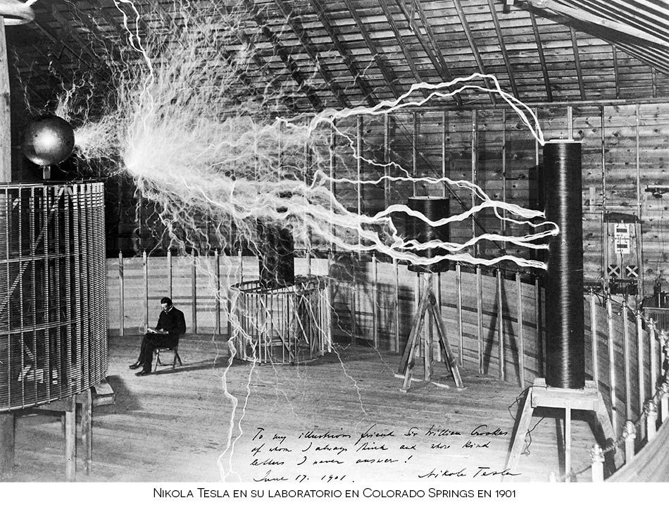 Tesla promotor de la energía gratuita